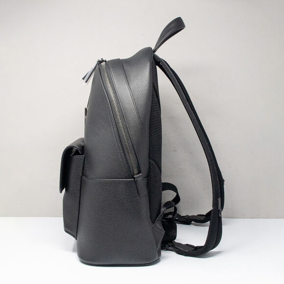 MCM Stark Black Leather Medium Backpack (MMKCAVE01BK001) - Picture 8 of 13